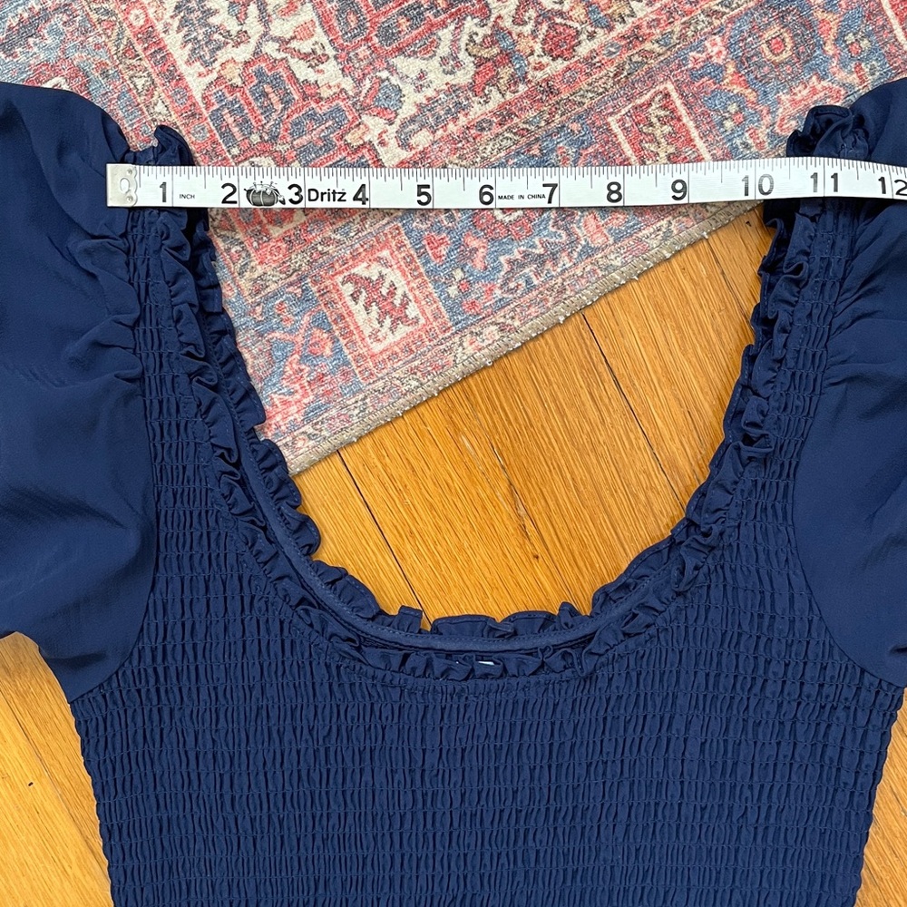 Hill House Navy Blue Nap Dress XS - Picture 7 of 9